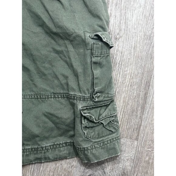 Bum Equipment Cargo Short Men's Size 34 Cargo Pockets Outdoor Army Green - Picture 4 of 7